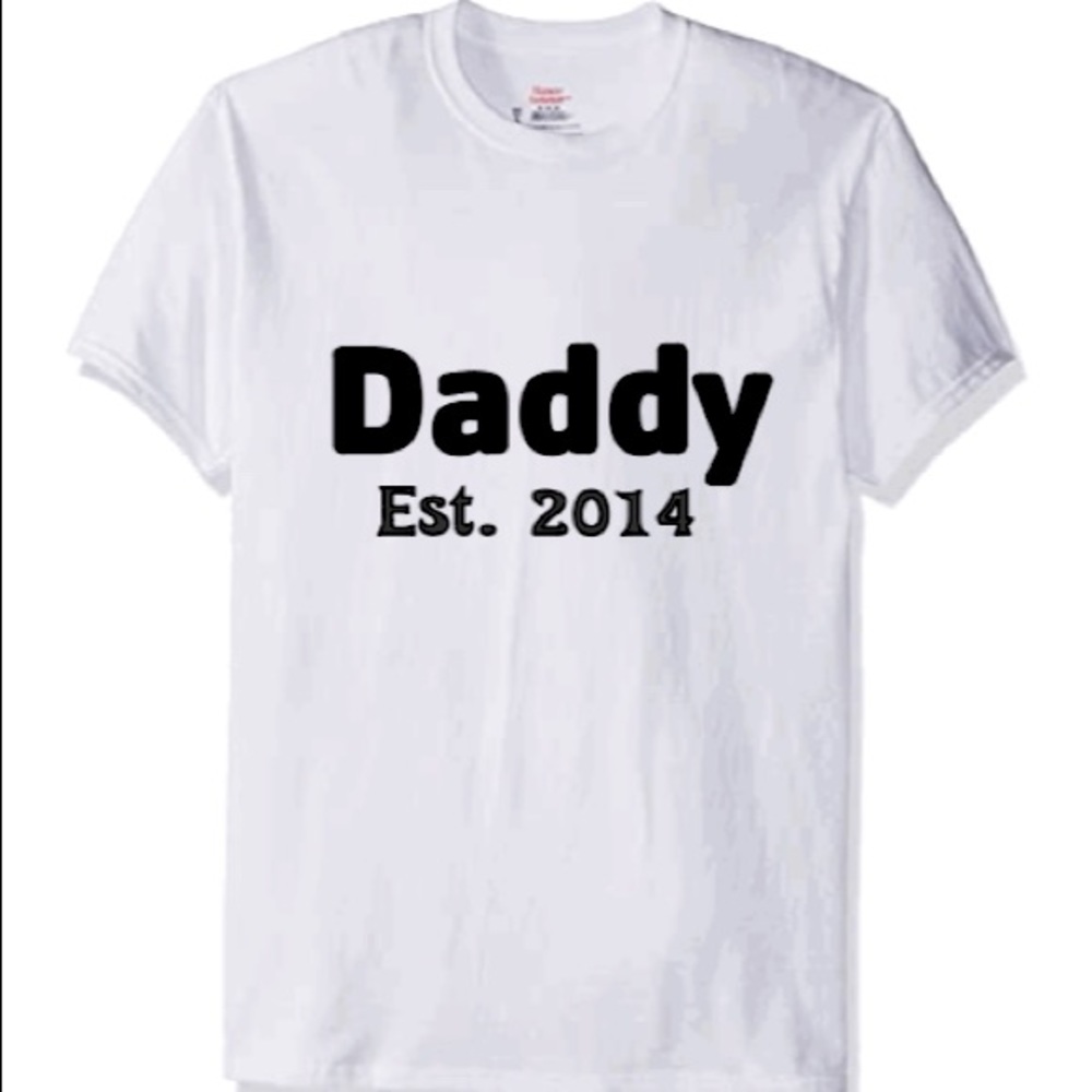 🎁 Fathers Day Daddy T Shirt - Personalized gift 🎁